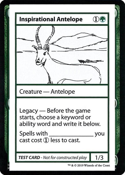Inspirational Antelope (No PW Symbol) (Mystery Booster: Convention Edition Exclusives)