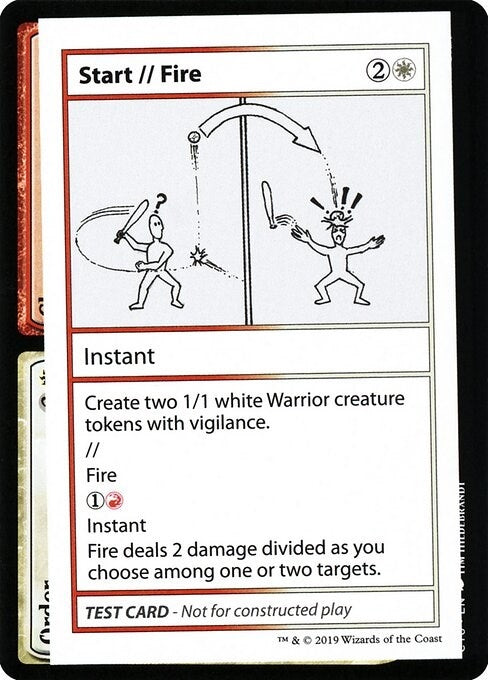 Start // Fire (No PW Symbol) (Mystery Booster: Convention Edition Exclusives)