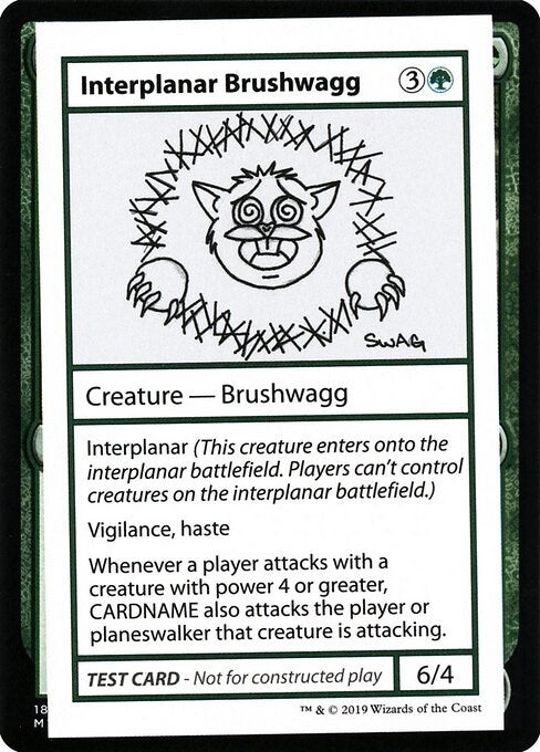 Interplanar Brushwagg (No PW Symbol) (Mystery Booster: Convention Edition Exclusives)
