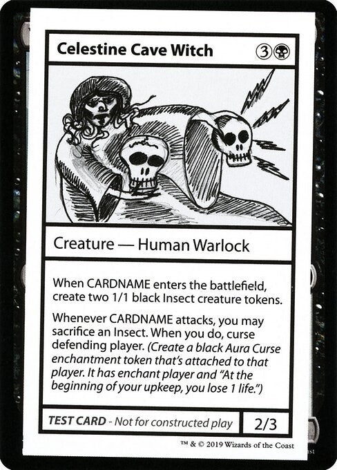 Celestine Cave Witch (No PW Symbol) (Mystery Booster: Convention Edition Exclusives)