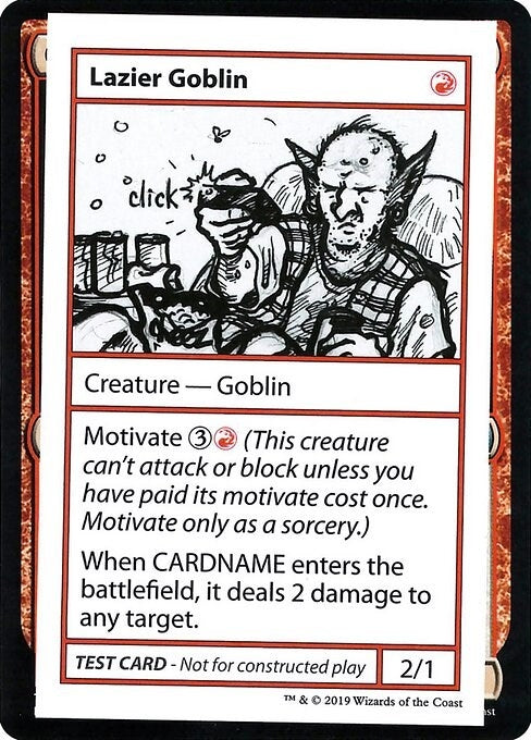 Lazier Goblin (No PW Symbol) (Mystery Booster: Convention Edition Exclusives)