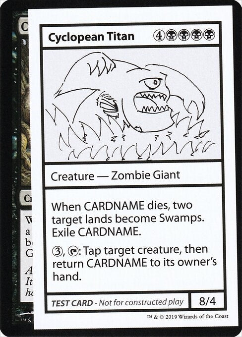 Cyclopean Titan (No PW Symbol) (Mystery Booster: Convention Edition Exclusives)