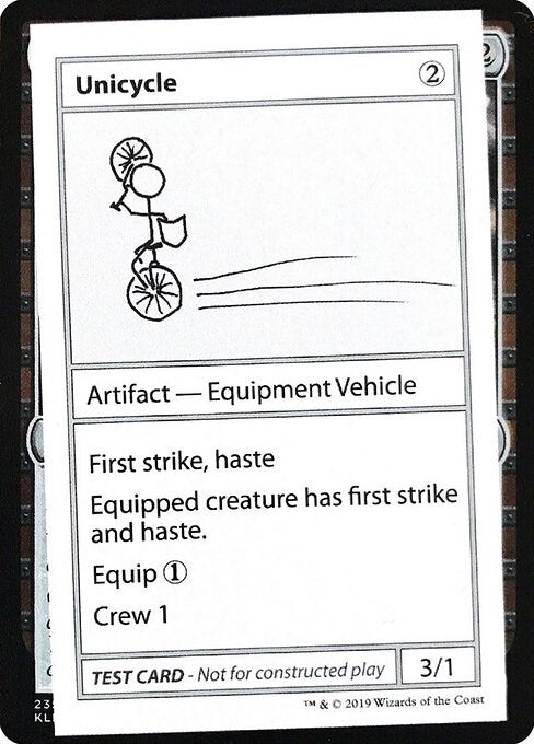 Unicycle (No PW Symbol) (Mystery Booster: Convention Edition Exclusives)