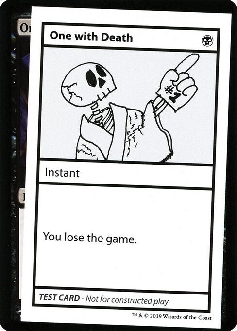One With Death (No PW Symbol) (Mystery Booster: Convention Edition Exclusives)
