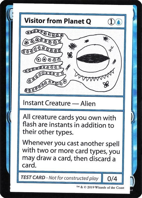 Visitor from Planet Q (No PW Symbol) (Mystery Booster: Convention Edition Exclusives)