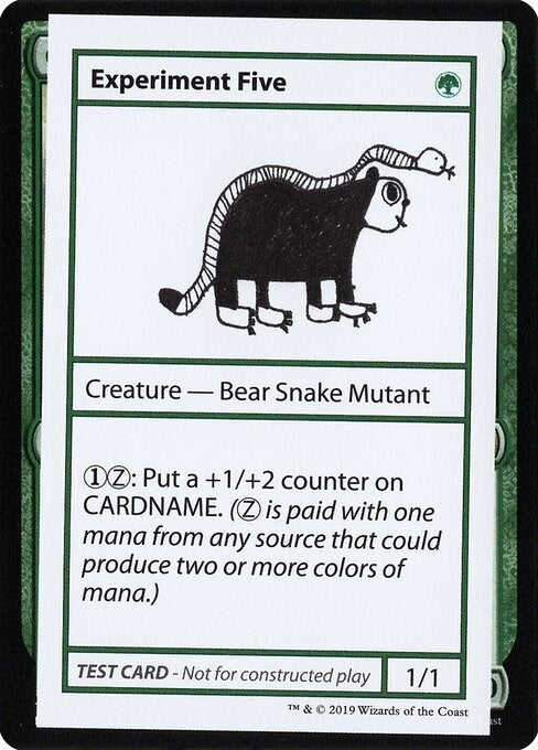 Experiment Five (No PW Symbol) (Mystery Booster: Convention Edition Exclusives)