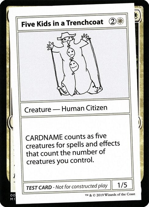 Five Kids in a Trenchcoat (No PW Symbol) (Mystery Booster: Convention Edition Exclusives)