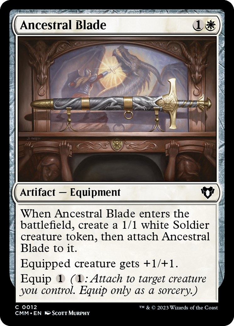 Ancestral Blade (12) (Commander Masters)