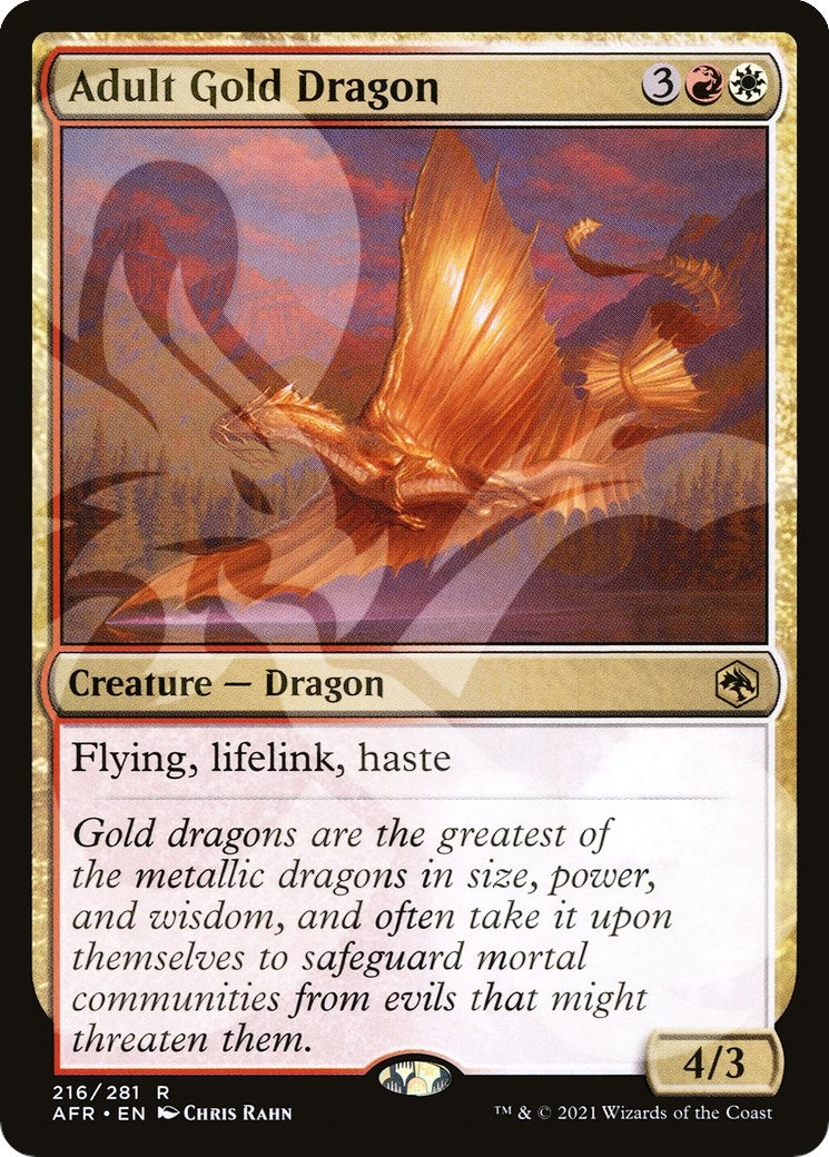 Image for Adult Gold Dragon (216) [AFR&]