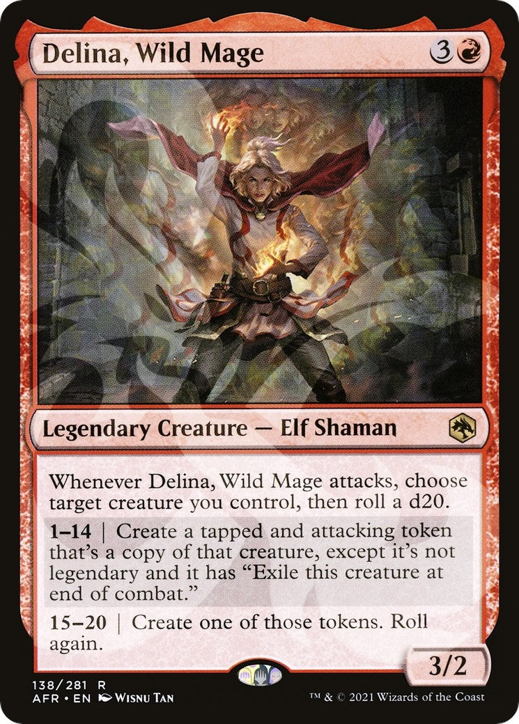 Delina, Wild Mage (138) (AFR Ampersand Promos)