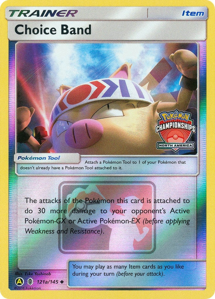 Image for Choice Band - 121a/145 (North America Championships) (121a/145) (League & Championship Cards) - Pokemon