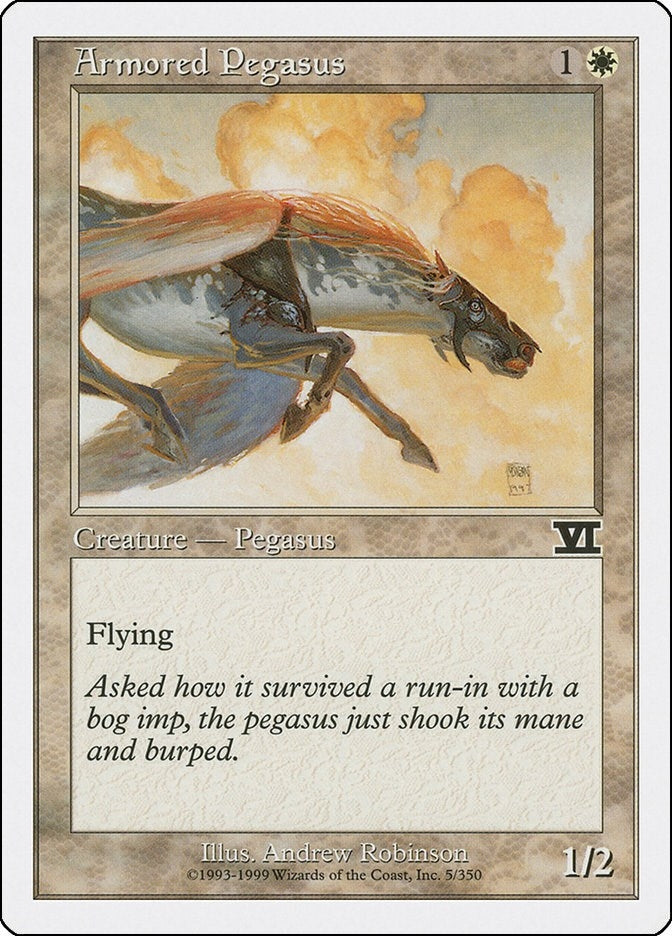 Armored Pegasus (5) (Classic Sixth Edition)
