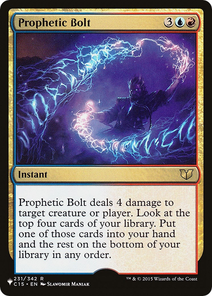 Prophetic Bolt (231/342) (The List Reprints)