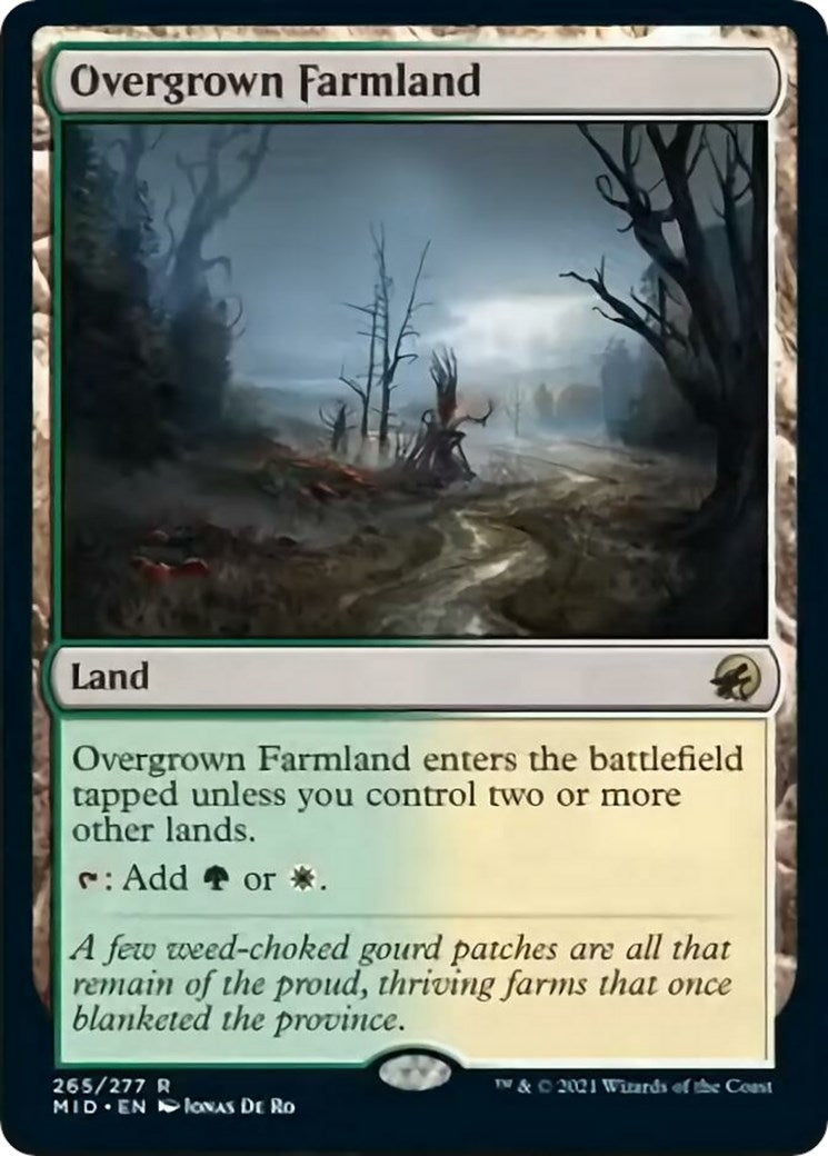 Overgrown Farmland (265) (Innistrad: Midnight Hunt)