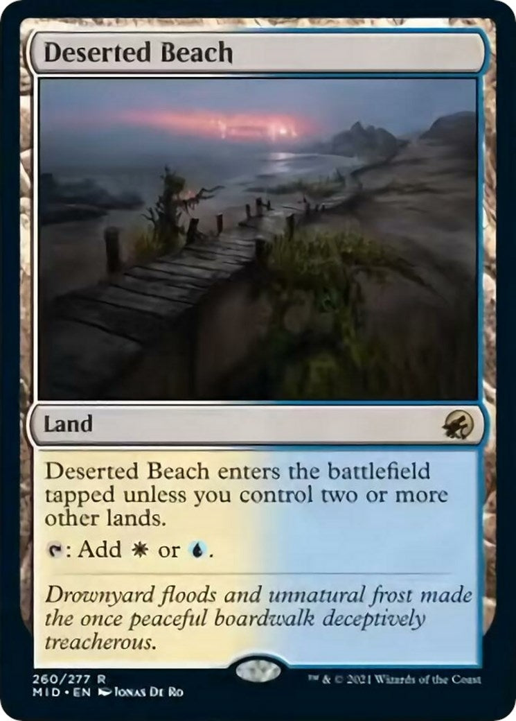 Deserted Beach (260) (Innistrad: Midnight Hunt)