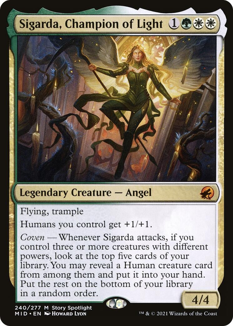 Sigarda, Champion of Light (240) (Innistrad: Midnight Hunt)