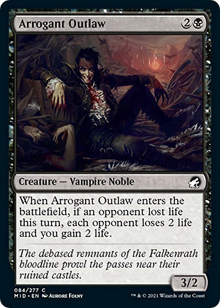 Arrogant Outlaw (84) (Innistrad: Midnight Hunt)
