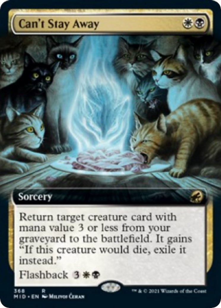 Can't Stay Away (Extended Art) (368) (Innistrad: Midnight Hunt)