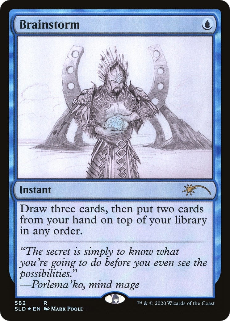 Brainstorm (582) (Sketch Showcase) (582) (Secret Lair Drop Series)