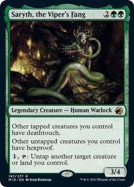 Saryth, the Viper's Fang (197) (Innistrad: Midnight Hunt)
