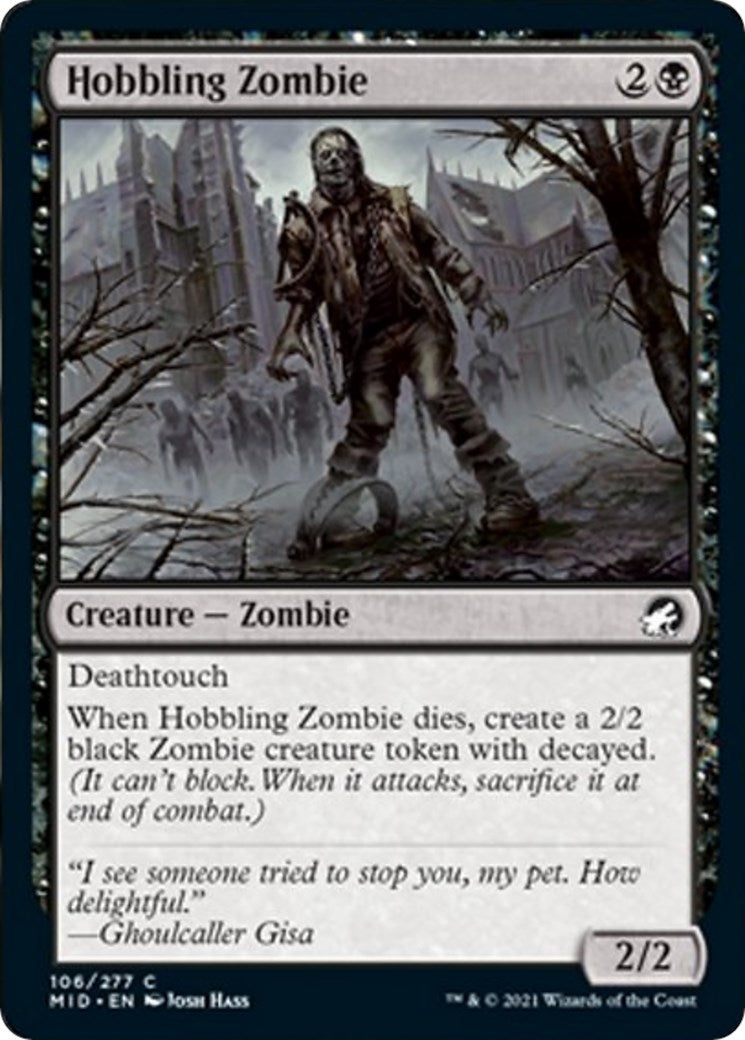 Hobbling Zombie (106) (Innistrad: Midnight Hunt)