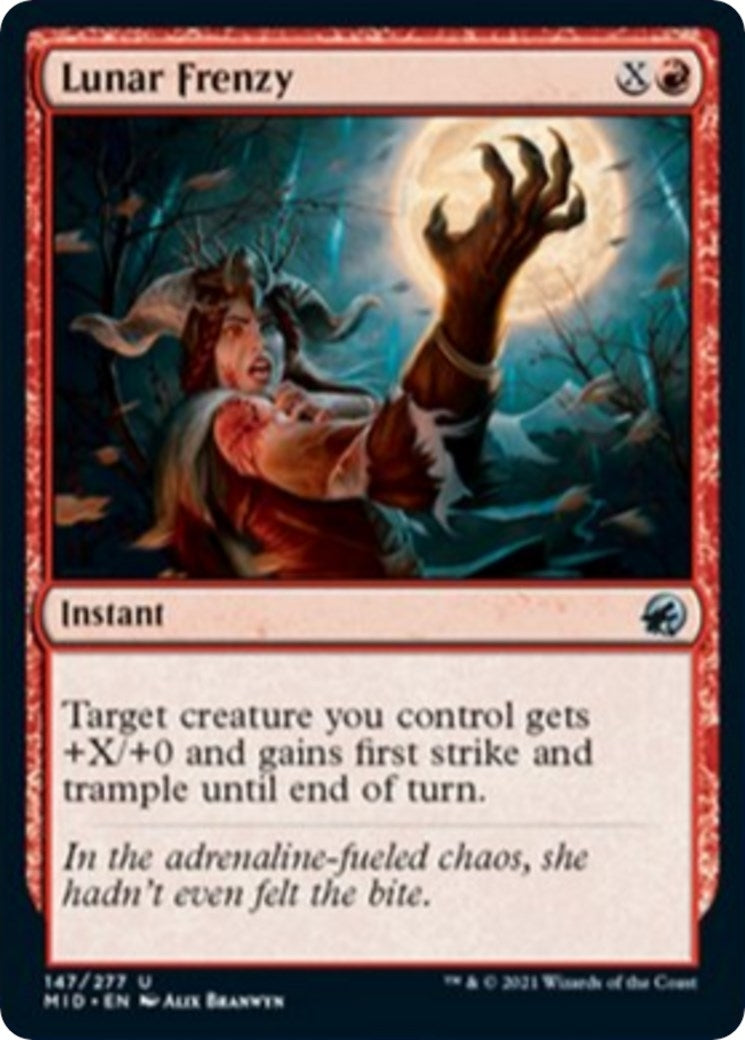 Lunar Frenzy (147) (Innistrad: Midnight Hunt)