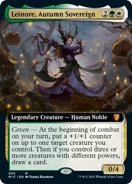 Leinore, Autumn Sovereign (Extended Art) (39) (Commander: Innistrad: Midnight Hunt)
