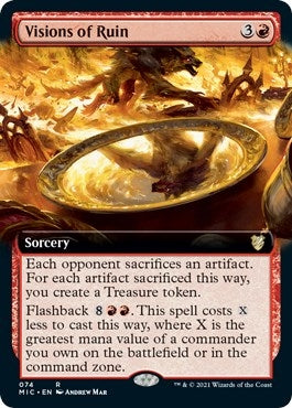 Visions of Ruin (Extended Art) (74) (Commander: Innistrad: Midnight Hunt)