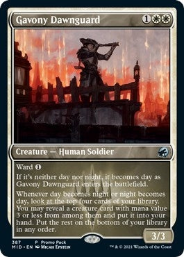 Gavony Dawnguard (387) (Promo Pack: Innistrad: Midnight Hunt)