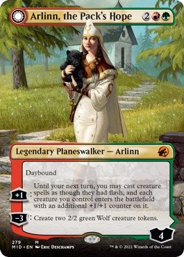 Arlinn, the Pack's Hope (Borderless) (279) (Innistrad: Midnight Hunt)