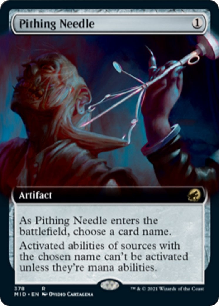 Pithing Needle (Extended Art) (378) (Innistrad: Midnight Hunt)
