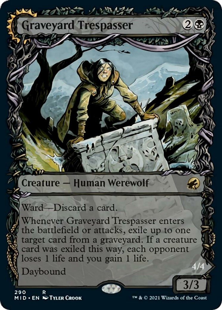 Graveyard Trespasser (Showcase) (290) (Innistrad: Midnight Hunt)