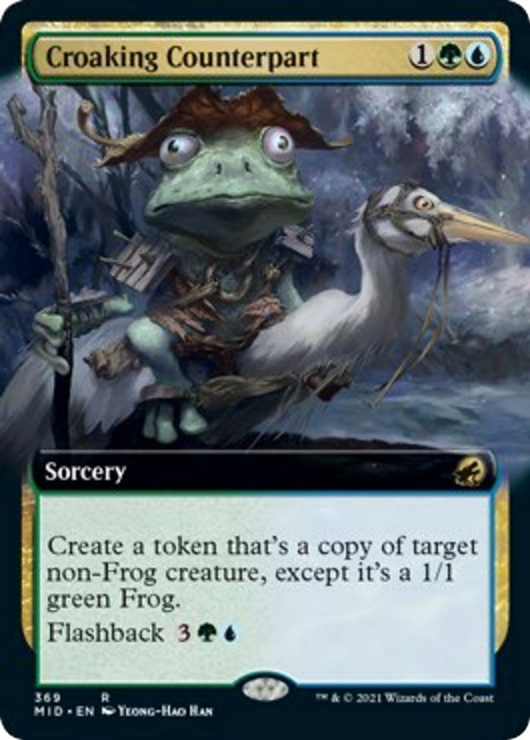 Croaking Counterpart (Extended Art) (369) (Innistrad: Midnight Hunt)