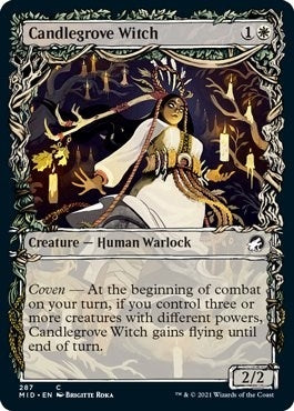 Candlegrove Witch (Showcase) (287) (Innistrad: Midnight Hunt)