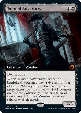 Tainted Adversary (Extended Art) (350) (Innistrad: Midnight Hunt)
