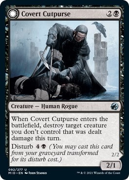 Covert Cutpurse (92) (Innistrad: Midnight Hunt)