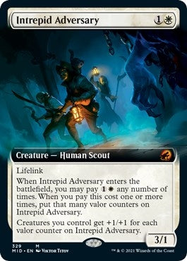 Intrepid Adversary (Extended Art) (329) (Innistrad: Midnight Hunt)