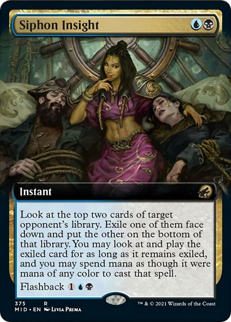 Siphon Insight (Extended Art) (375) (Innistrad: Midnight Hunt)