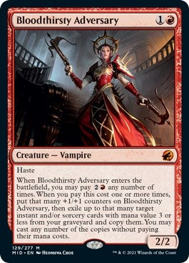 Bloodthirsty Adversary (129) (Innistrad: Midnight Hunt)