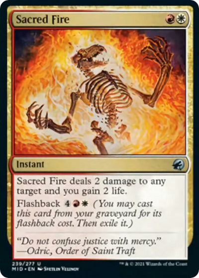 Sacred Fire (239) (Innistrad: Midnight Hunt)