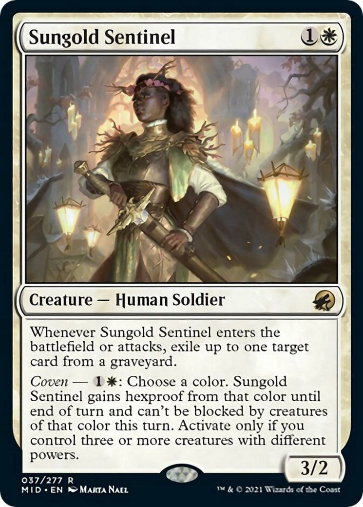Sungold Sentinel (37) (Innistrad: Midnight Hunt)