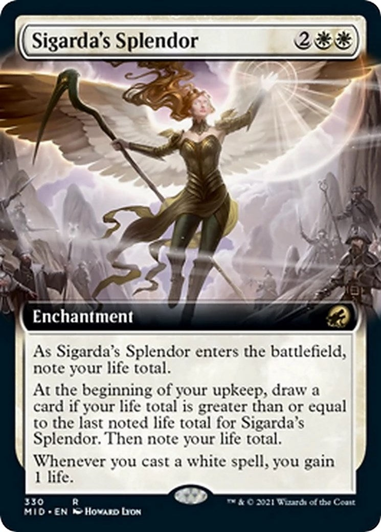 Sigarda's Splendor (Extended Art) (330) (Innistrad: Midnight Hunt)