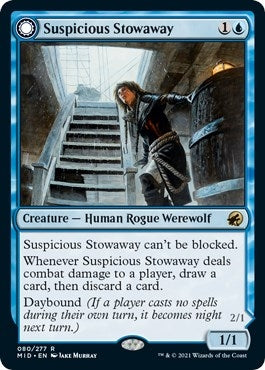 Suspicious Stowaway (80) (Innistrad: Midnight Hunt)
