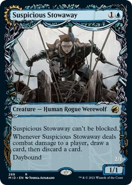 Suspicious Stowaway (Showcase) (288) (Innistrad: Midnight Hunt)