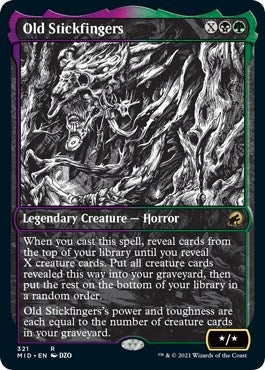 Old Stickfingers (Showcase) (321) (Innistrad: Midnight Hunt)
