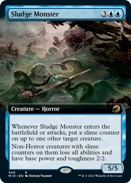 Sludge Monster (Extended Art) (340) (Innistrad: Midnight Hunt)