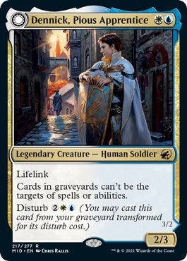 Dennick, Pious Apprentice (217) (Innistrad: Midnight Hunt)