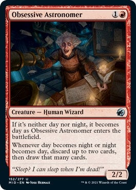 Obsessive Astronomer (152) (Innistrad: Midnight Hunt)