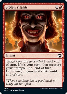Stolen Vitality (161) (Innistrad: Midnight Hunt)