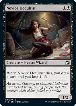 Novice Occultist (117) (Innistrad: Midnight Hunt)